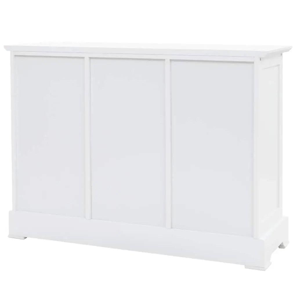 Sideboard White 3 Door Storage Cabinet Living Room Buffet Furniture