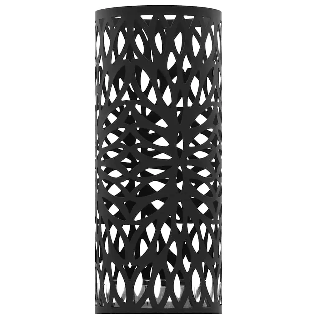 Umbrella Stand Steel Black Holder with Removable Drip Tray for Umbrellas Walking Sticks and Canes