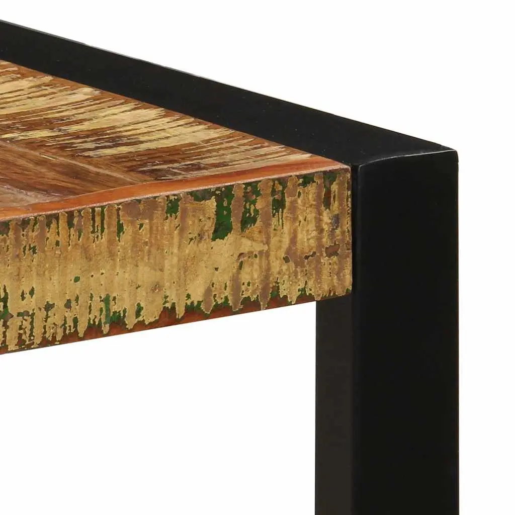 Dining Table Solid Reclaimed Wood 140x70x75 cm Rustic Multicolour