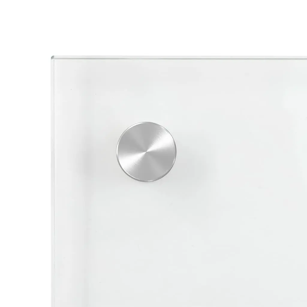 Tempered Glass Splashback Kitchen Backsplash 90x50 cm Transparent Wall