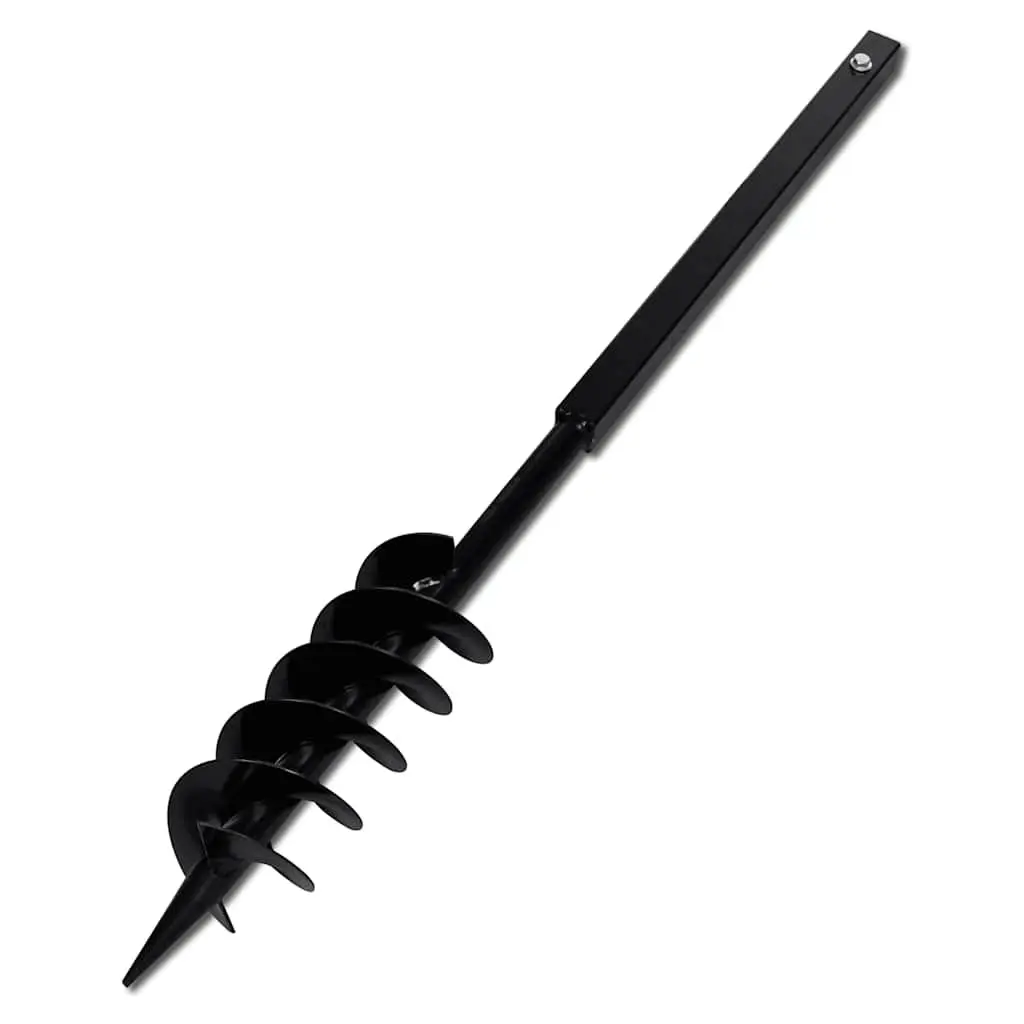 Ground Drill Auger 100mm with Handle Extension Tubes 13m Steel for Soil Aeration