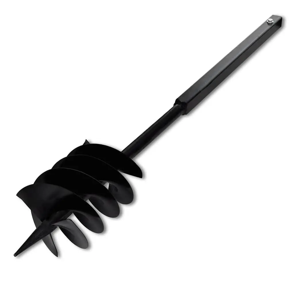 Ground Drill Auger 180mm Ergonomic Handle 9m Extension Tubes Soil Aeration Gardening