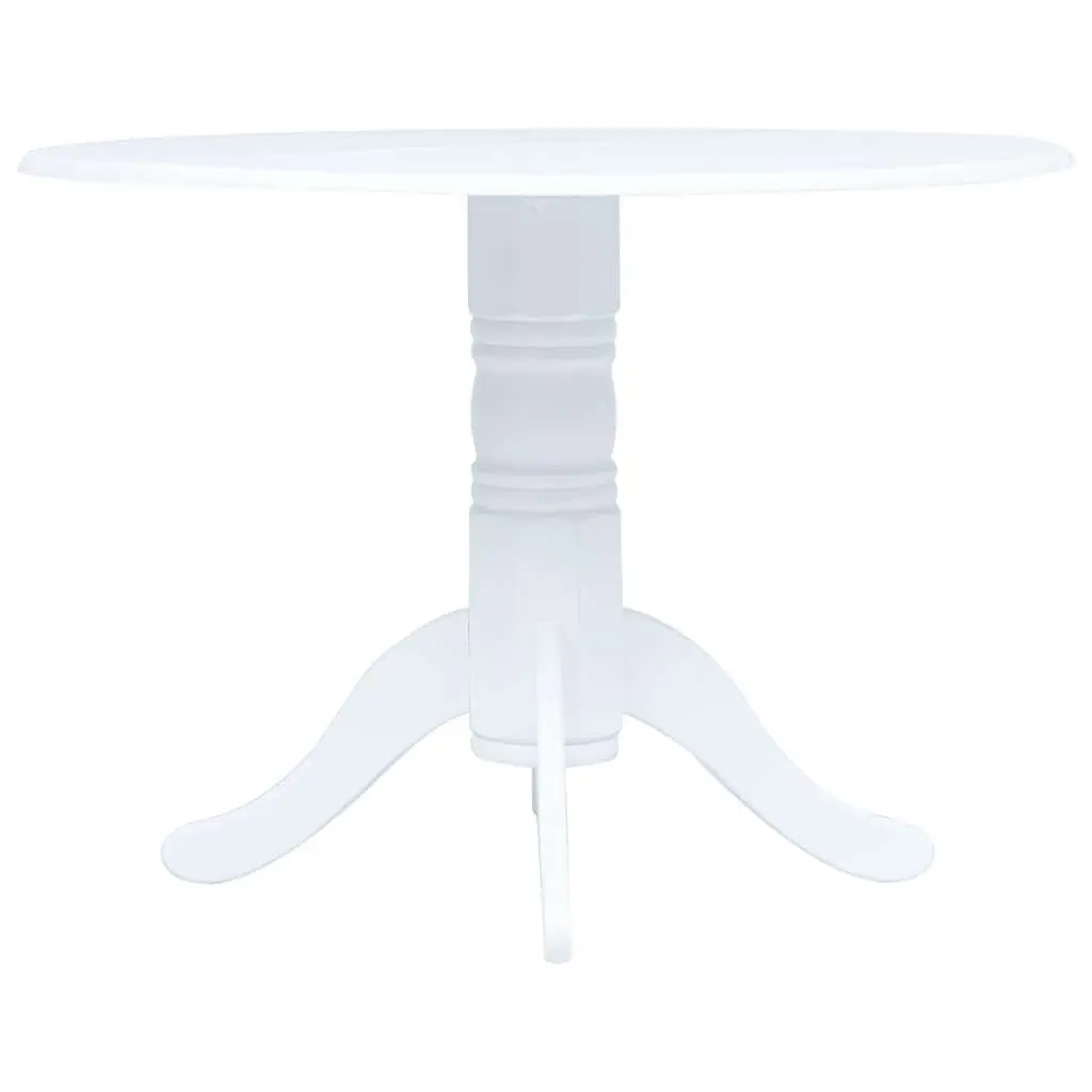 5 Piece Dining Set White Wooden Table and Chairs Kitchen Furniture Room Dinner