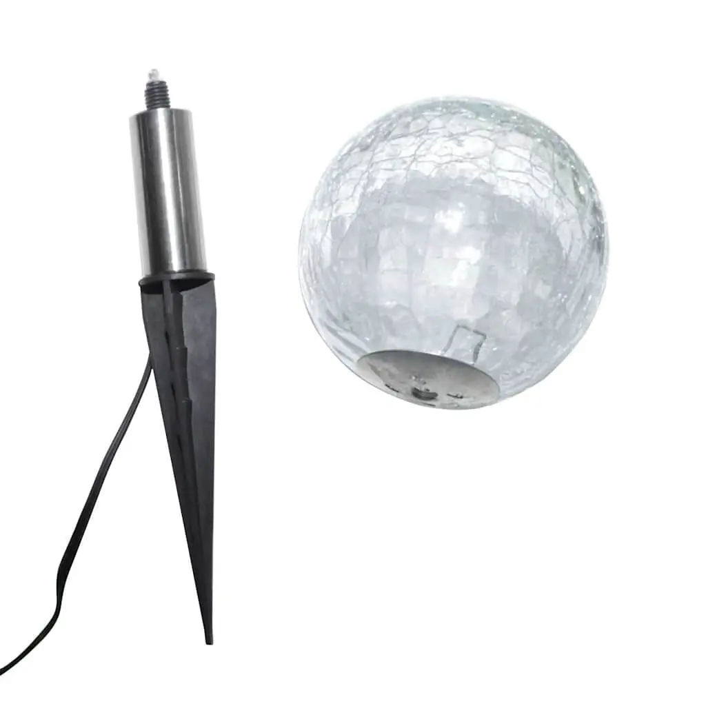 Solar Garden Lights LED Ball Outdoor Pathway Lighting 6 Pack White