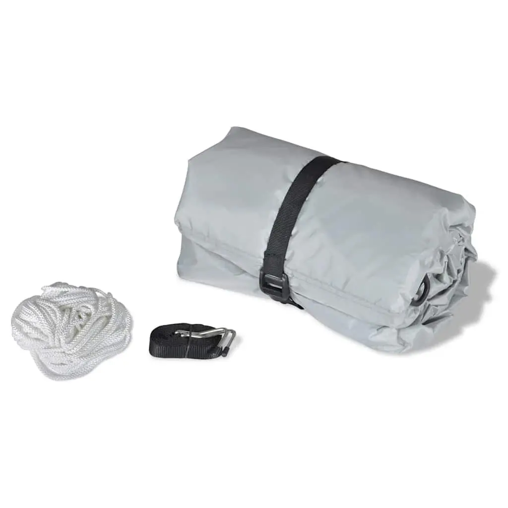 Boat Storage Cover Heavy Duty 610-671cm Length 254cm Width Grey 2 Pack