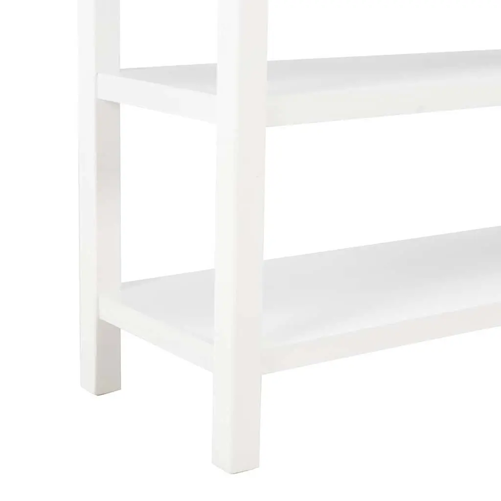 Sideboard White Storage Cabinet 2 Drawers 2 Shelves Home Furniture