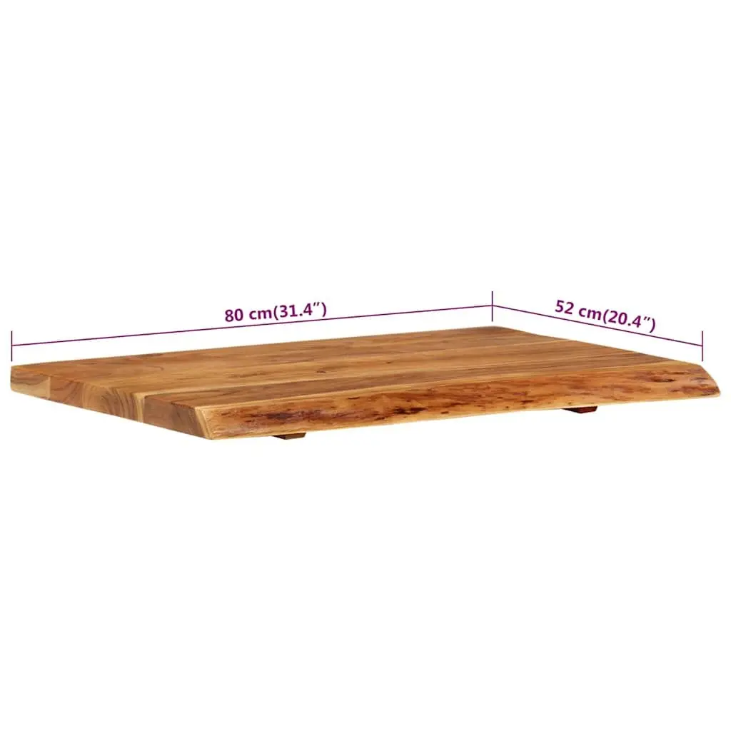 Bathroom Vanity Top Solid Acacia Wood Countertop Rustic Floating Sink Worktop