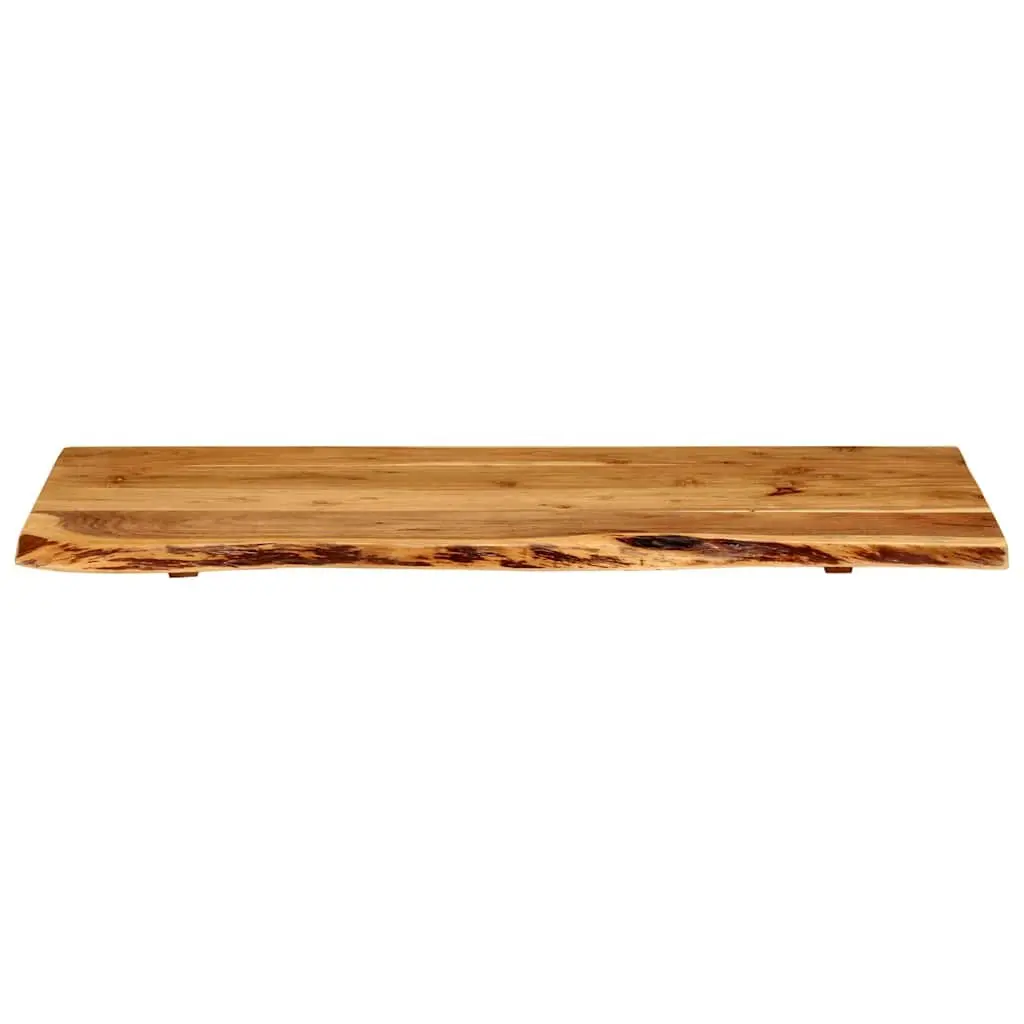 Bathroom Vanity Top Solid Acacia Wood Countertop Rustic Live Edge Floating Sink
