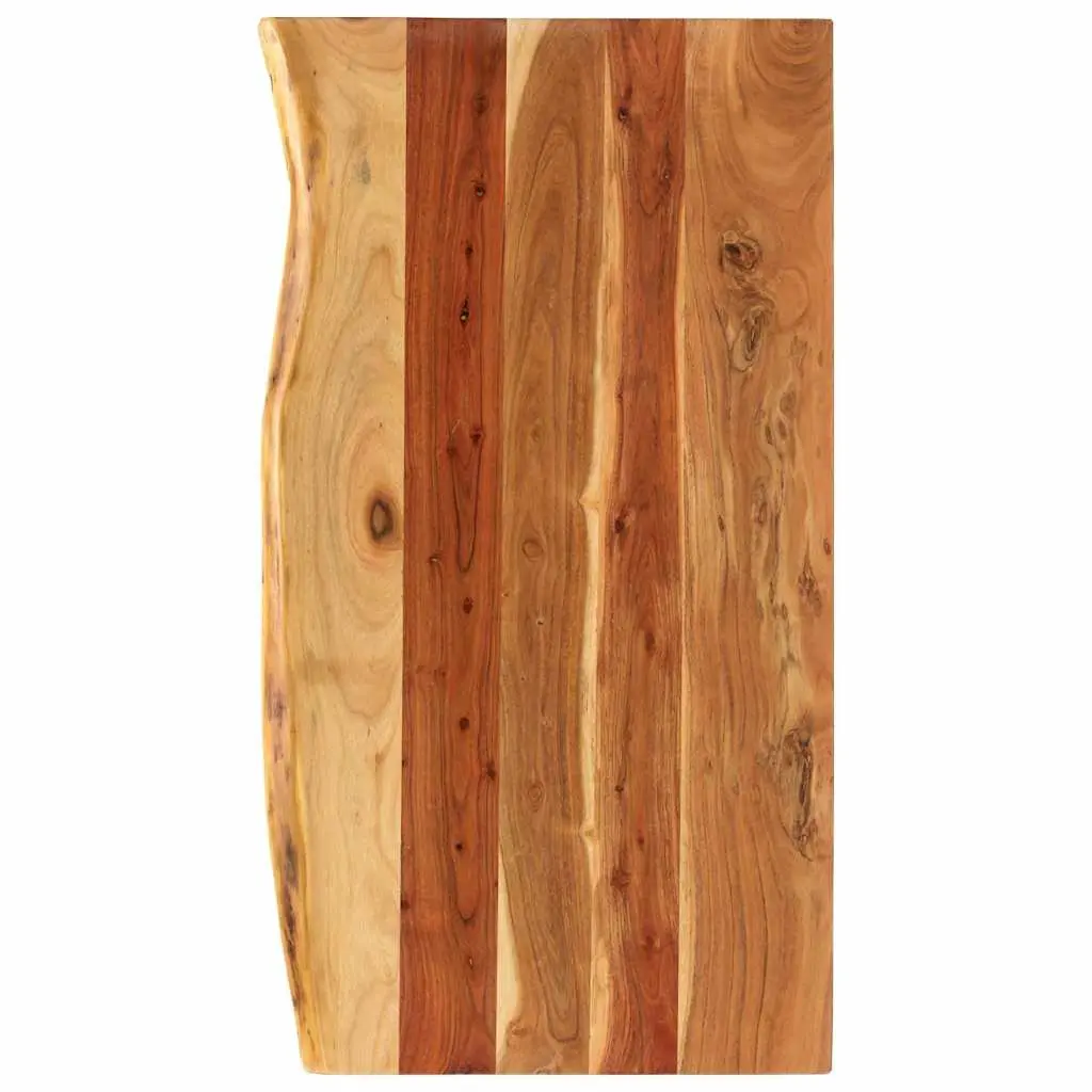 Bathroom Vanity Top Solid Acacia Wood Countertop Sink Cabinet Rustic Edge
