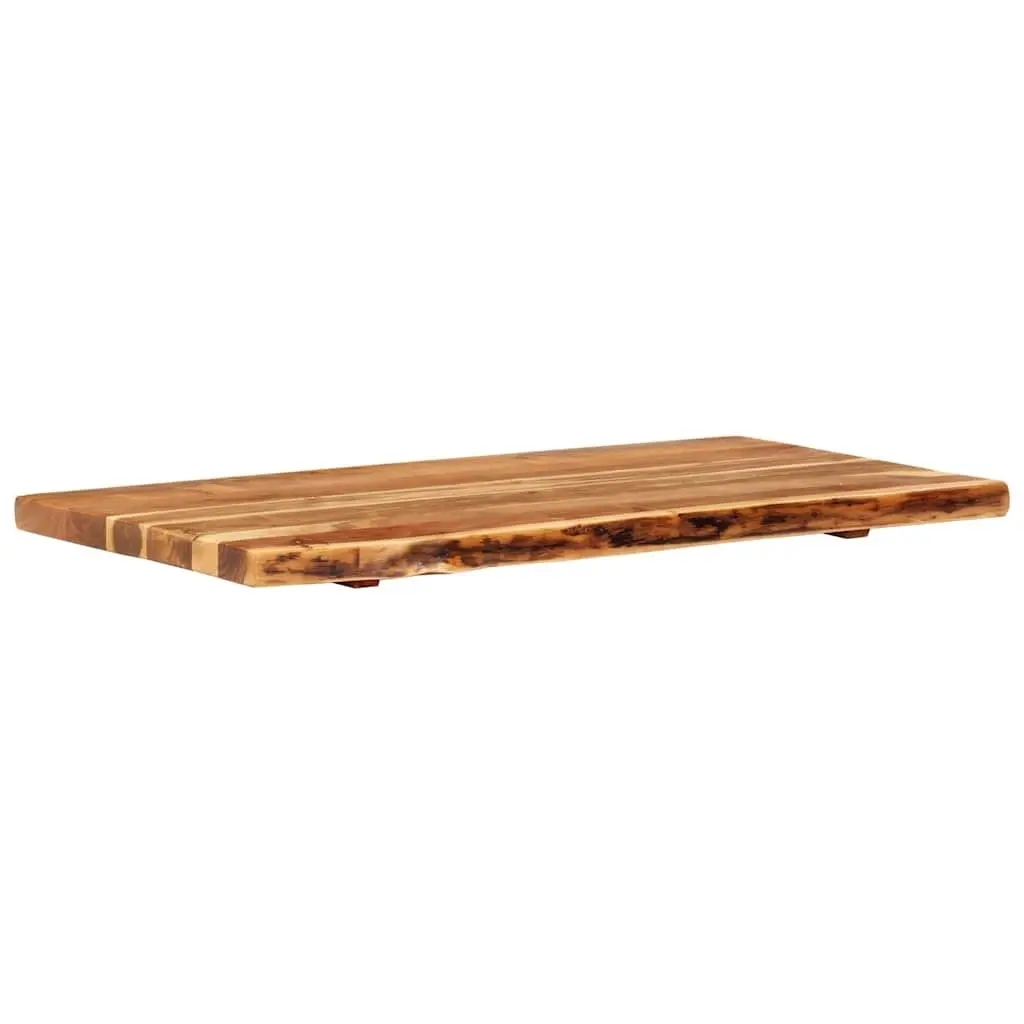 Bathroom Vanity Top Solid Acacia Wood Countertop Sink Cabinet Rustic Edge