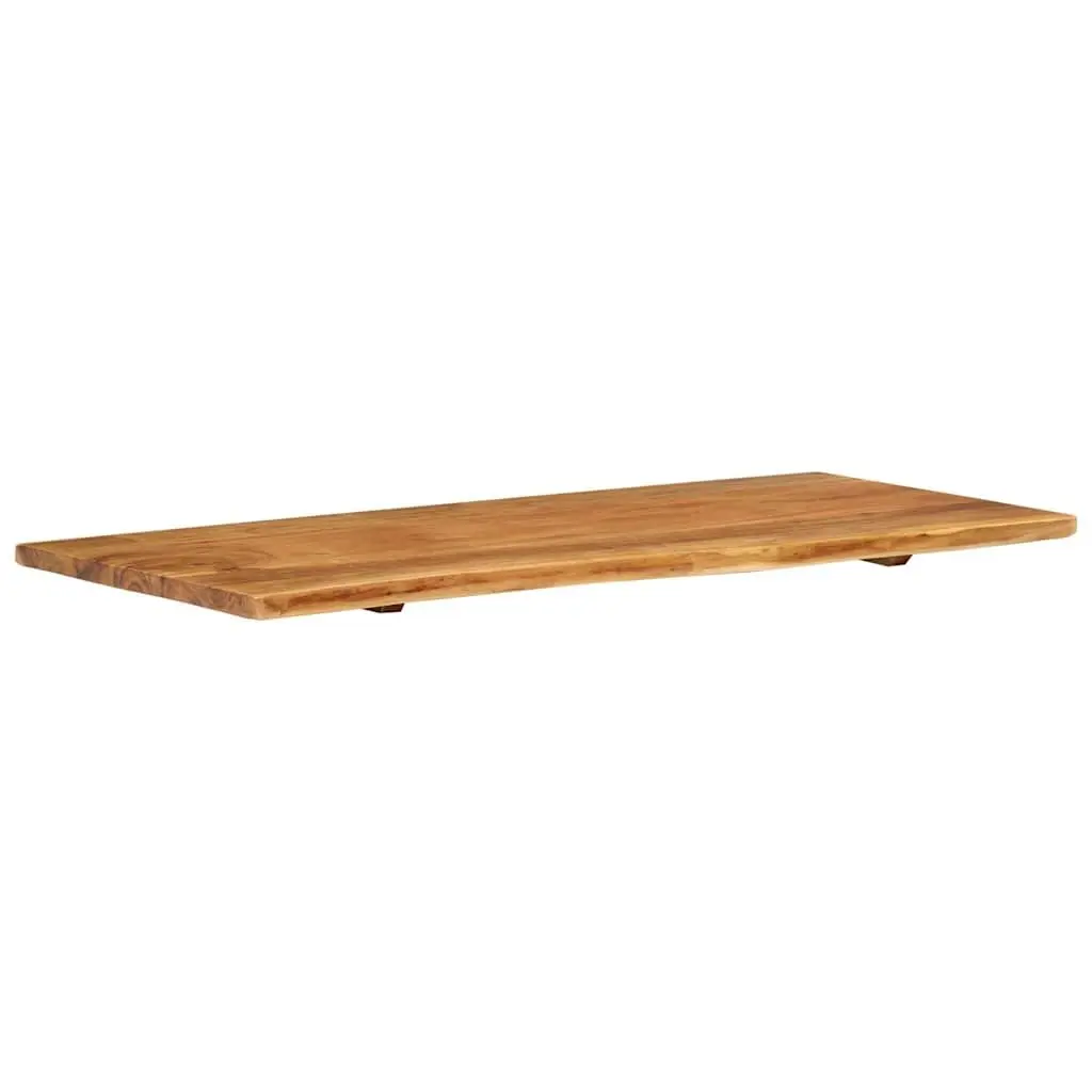 Bathroom Vanity Top Solid Acacia Wood Countertop Rustic Live Edge Worktop 114cm