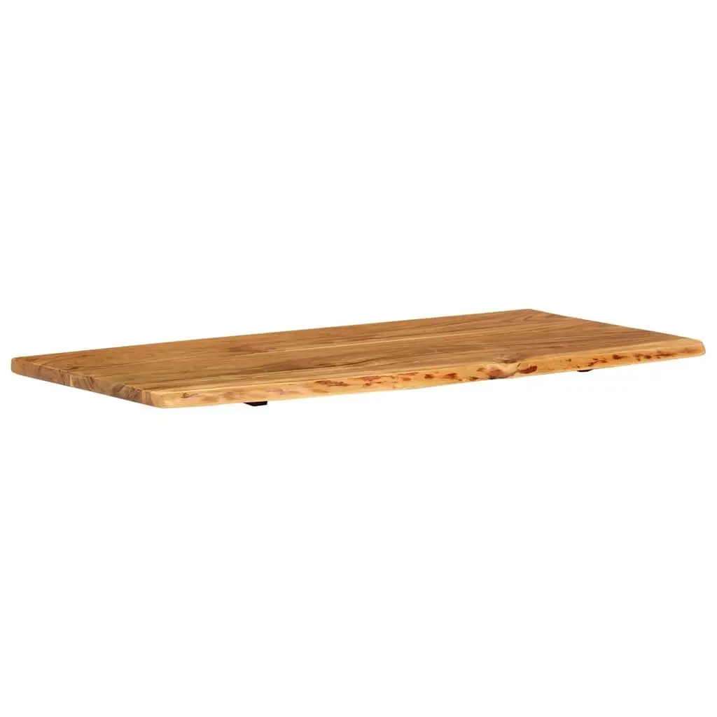 Bathroom Vanity Top Solid Acacia Wood Countertop Rustic Live Edge Worktop 114cm
