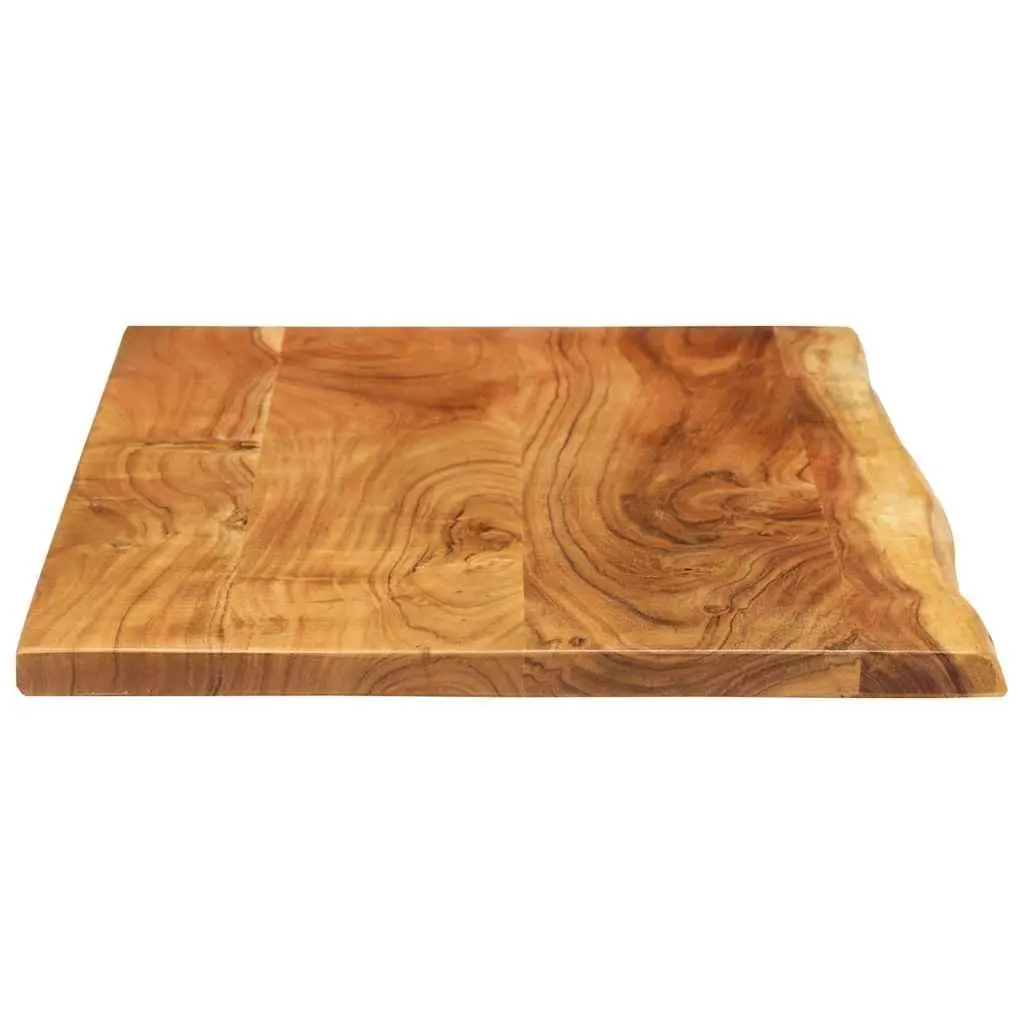 Bathroom Vanity Top Solid Acacia Wood Countertop Rustic Live Edge Worktop 114cm