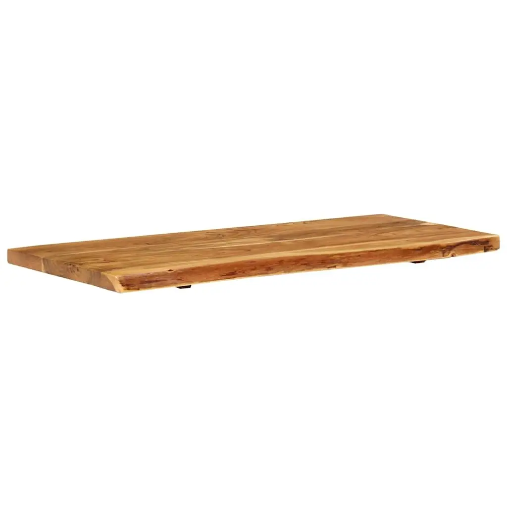 Bathroom Vanity Top Solid Acacia Wood Countertop 114x52x4 cm Rustic Worktop