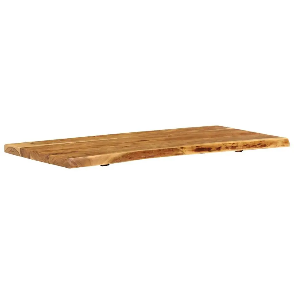 Bathroom Vanity Top Solid Acacia Wood Countertop 114x52x4 cm Rustic Worktop