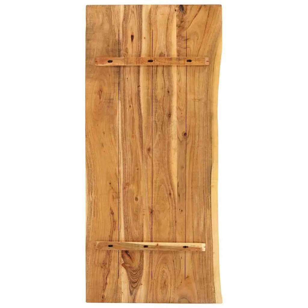 Bathroom Vanity Top Solid Acacia Wood Countertop 114x52x4 cm Rustic Worktop