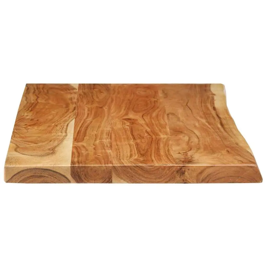 Bathroom Vanity Top Solid Acacia Wood Countertop 114x52x4 cm Rustic Worktop