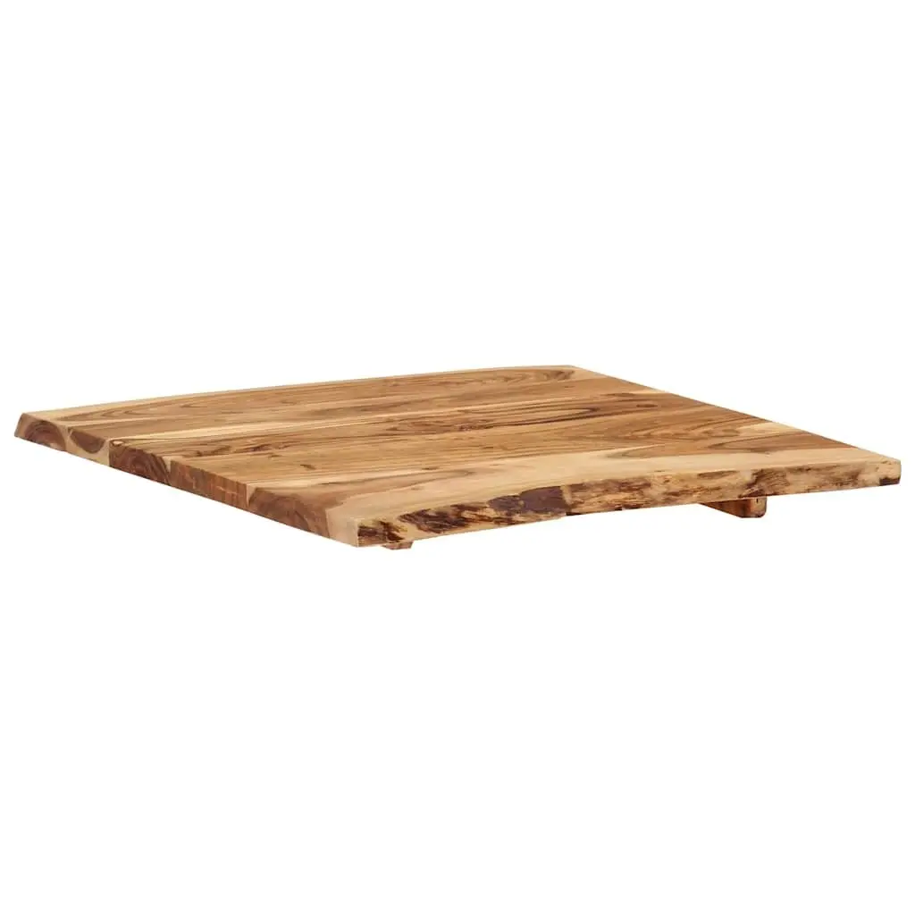 Solid Acacia Wood Table Top Live Edge Brown Kitchen Desk Coffee Table