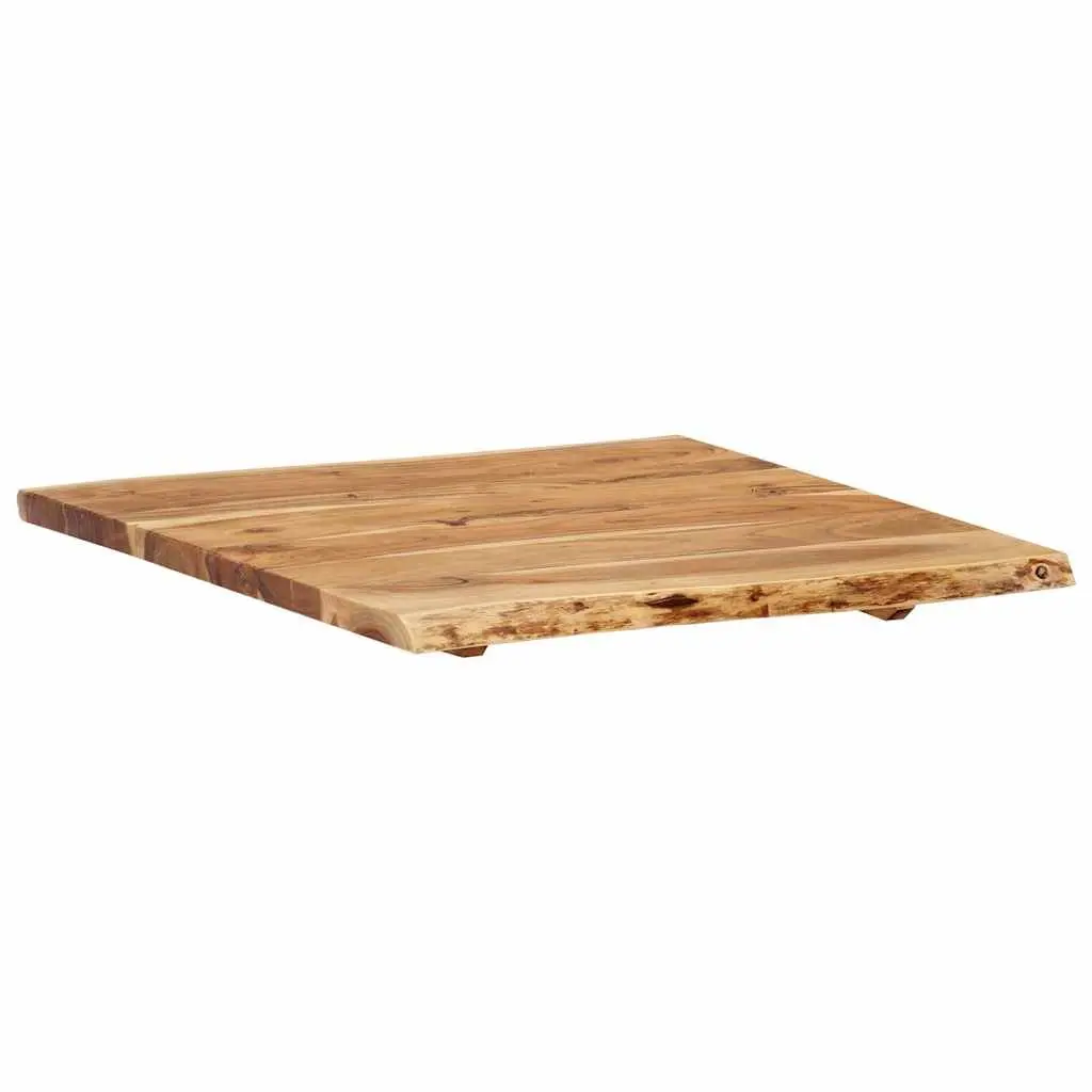 Solid Acacia Wood Table Top Live Edge Brown Kitchen Desk Coffee Table