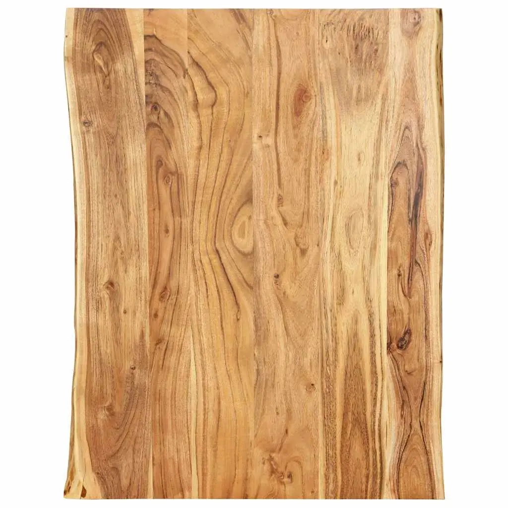Solid Acacia Wood Table Top Live Edge Kitchen Dining Coffee Desk Surface 80cm