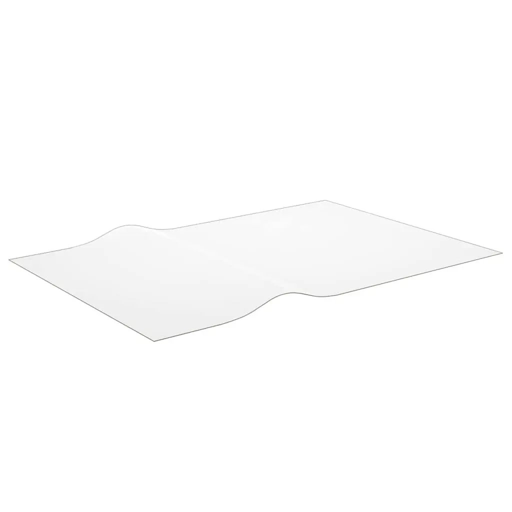 Rectangular Table Protector Mat Waterproof Transparent PVC 160 x 90 cm