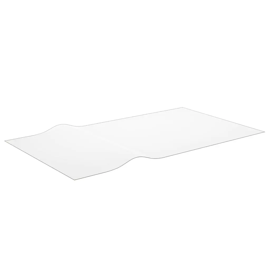 Table Protector Mat Waterproof Rectangular 180 x 90 cm Transparent PVC Film
