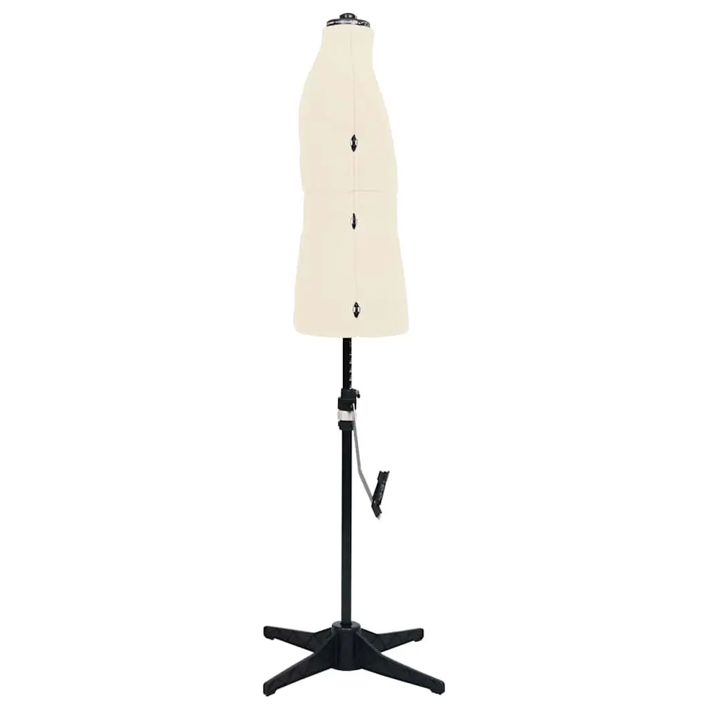 Male Adjustable Dress Form Mannequin Cream Clothing Display Tailor Shop Fixture