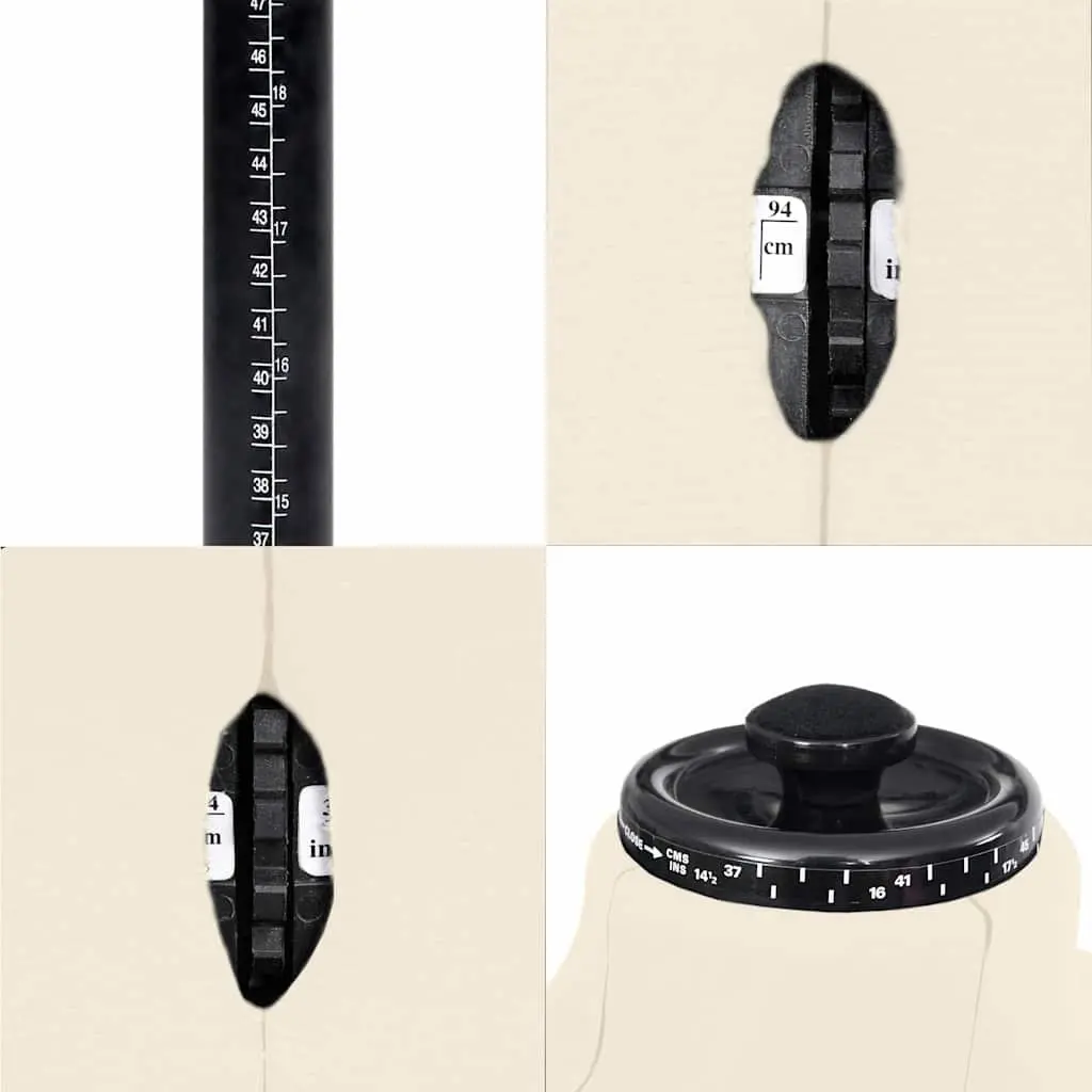 Male Adjustable Dress Form Mannequin Cream Clothing Display Tailor Shop Fixture