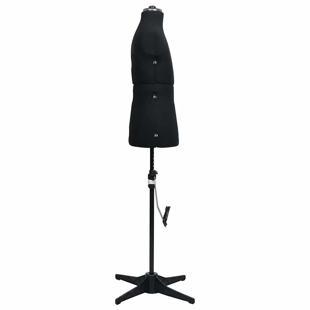 Male Adjustable Dress Form Mannequin Display Dummy Clothes Valet Stand Black