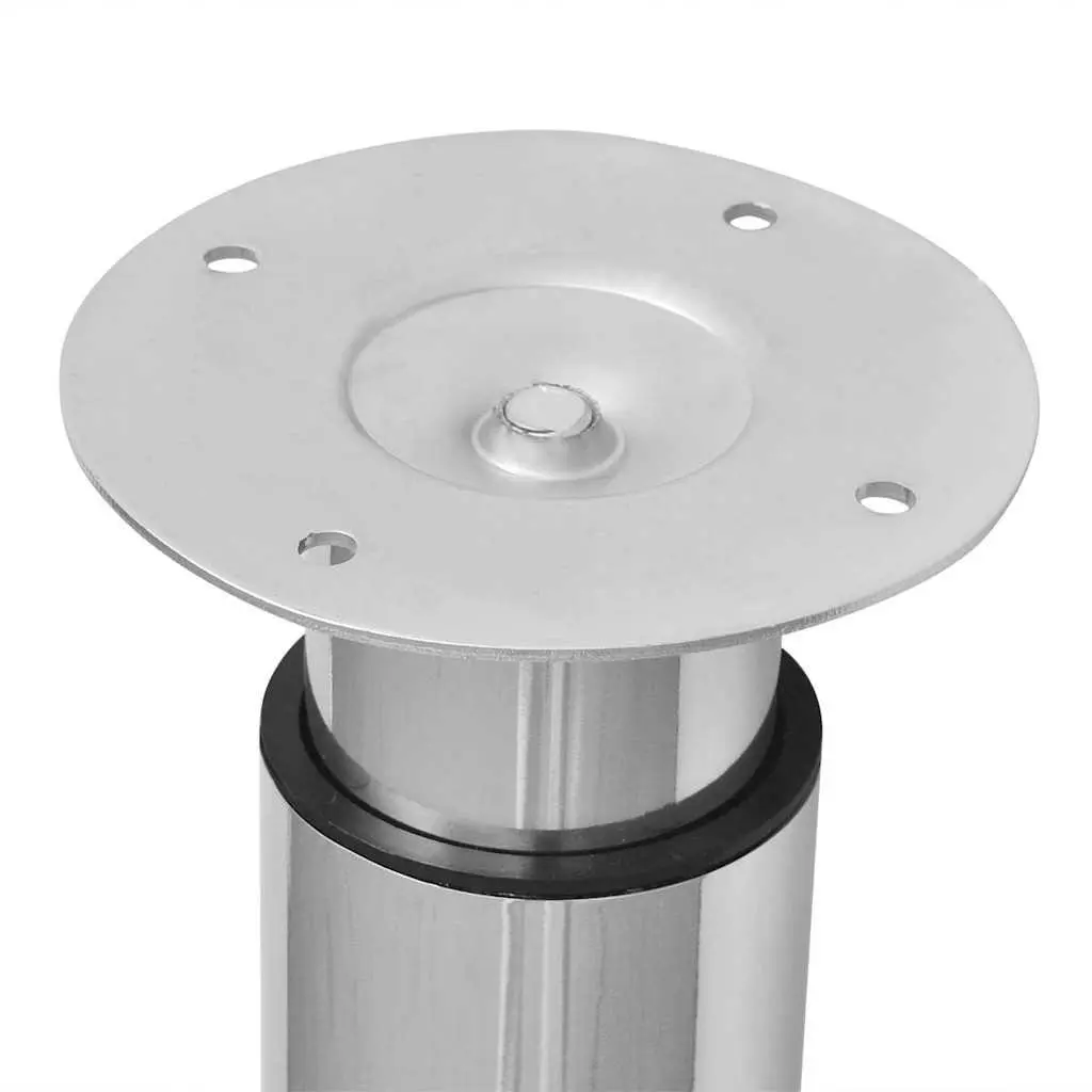 Telescopic Table Legs Adjustable 710 mm to 1100 mm Chrome 4 Pieces