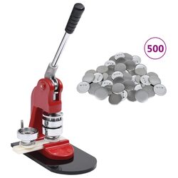 Button Maker Machine 44mm Badge Maker with 500 Pinback Button Parts Creative