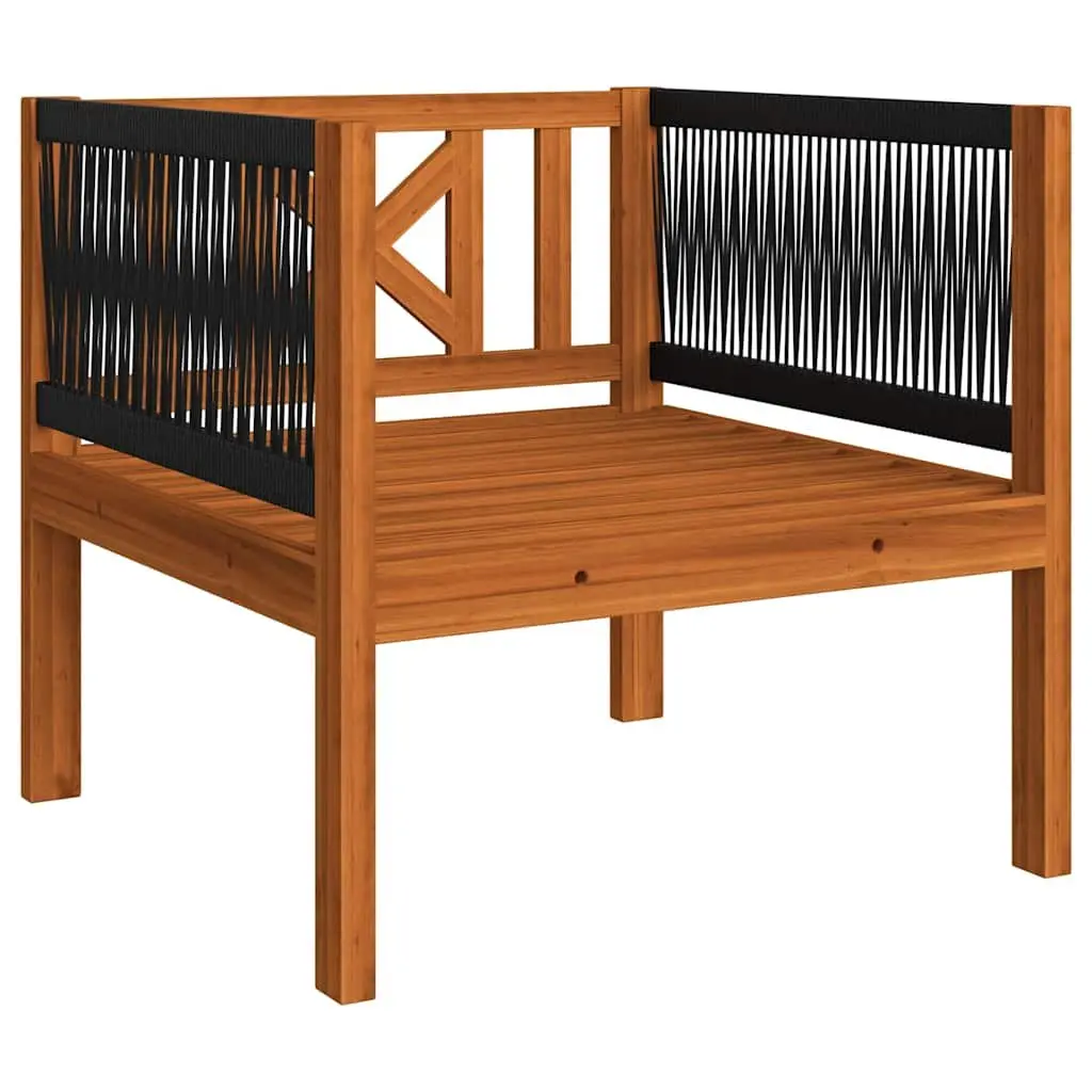 7 Piece Garden Lounge Set Rope Backrest Patio Sofa with Cushions Outdoor