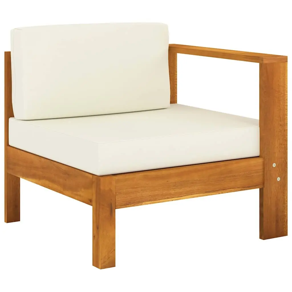 6 Piece Garden Lounge Set Outdoor Patio Furniture with Cushions Acacia Wood