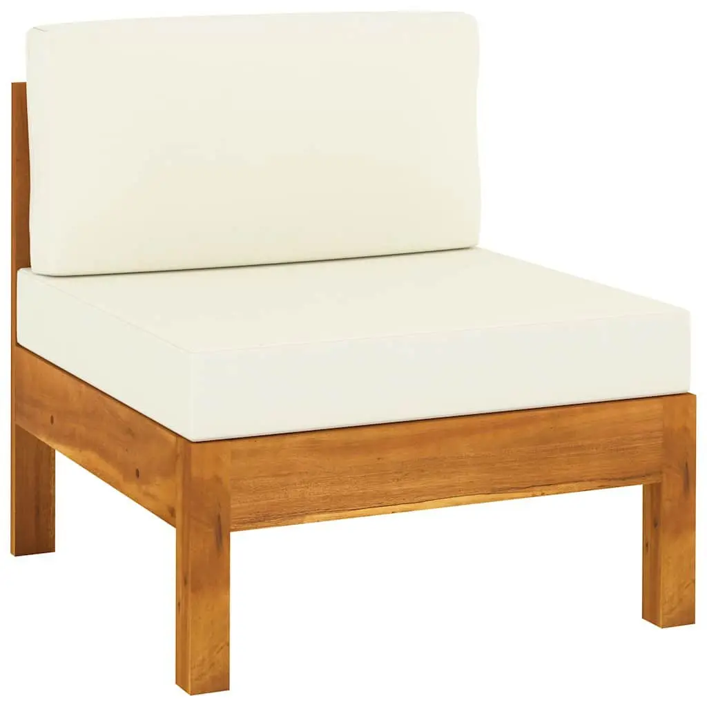 6 Piece Garden Lounge Set Outdoor Patio Furniture with Cushions Acacia Wood