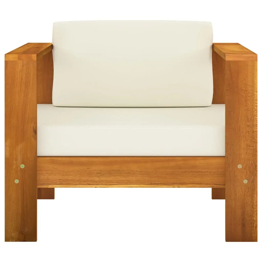 7 Piece Garden Lounge Set Outdoor Furniture Acacia Wood Patio Seating with
