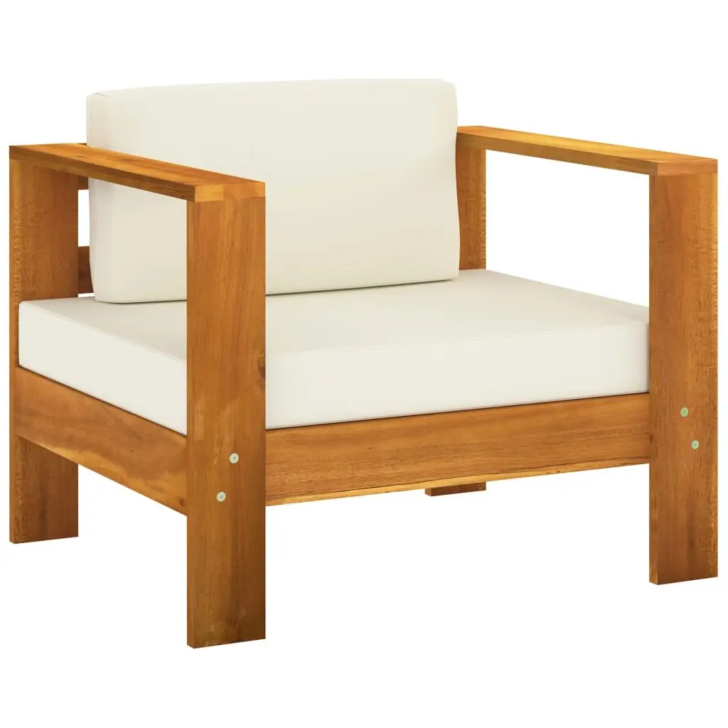 7 Piece Garden Lounge Set Acacia Wood Outdoor Furniture Patio Seating with