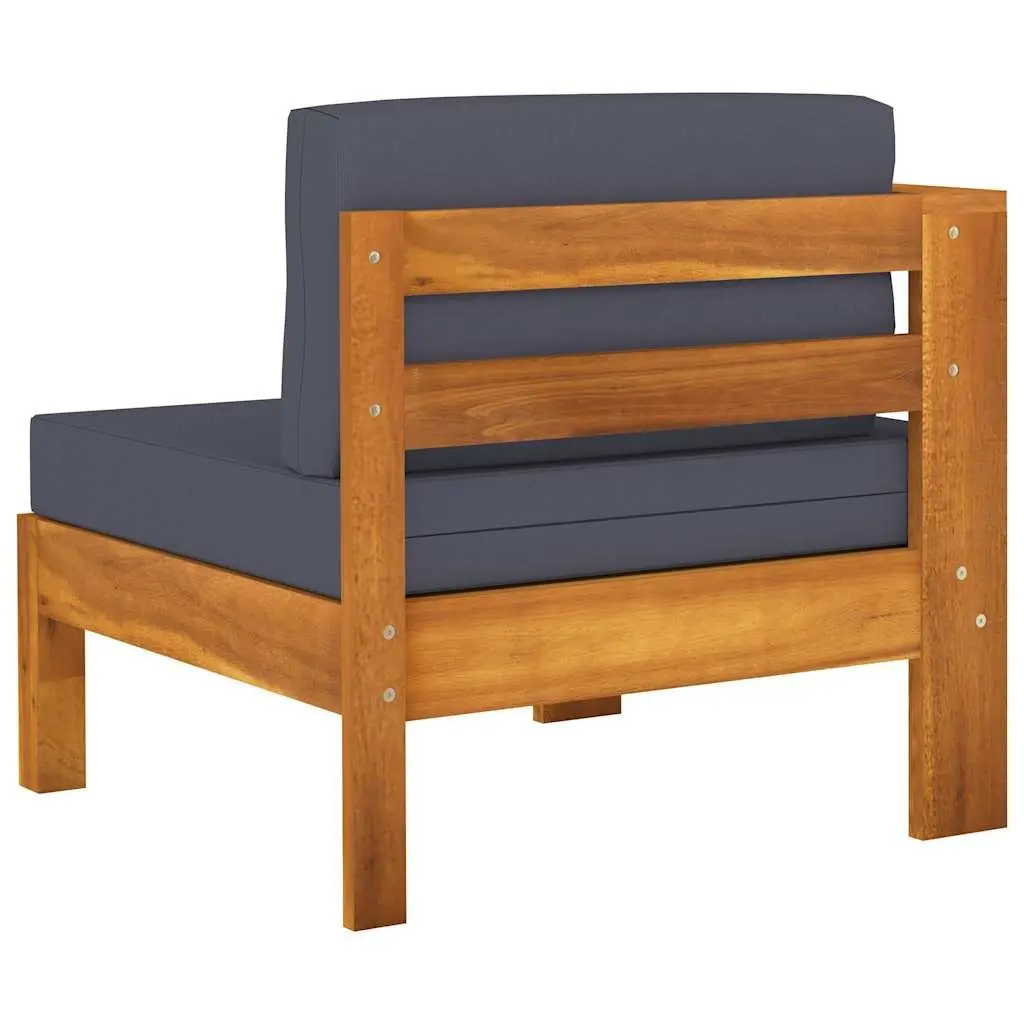 5 Piece Garden Lounge Set Acacia Wood Outdoor Furniture Patio Seating with