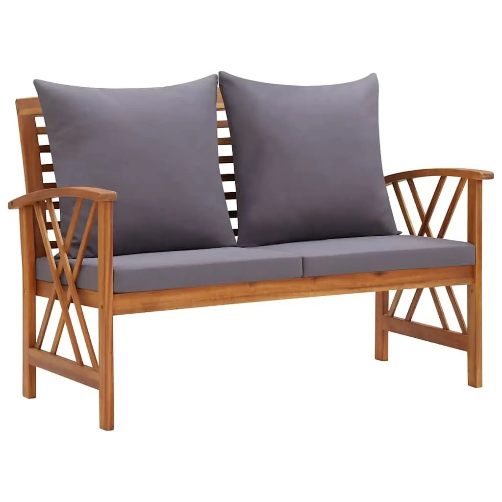 5 Piece Garden Lounge Set with Cushions Outdoor Furniture Patio Seating Grey