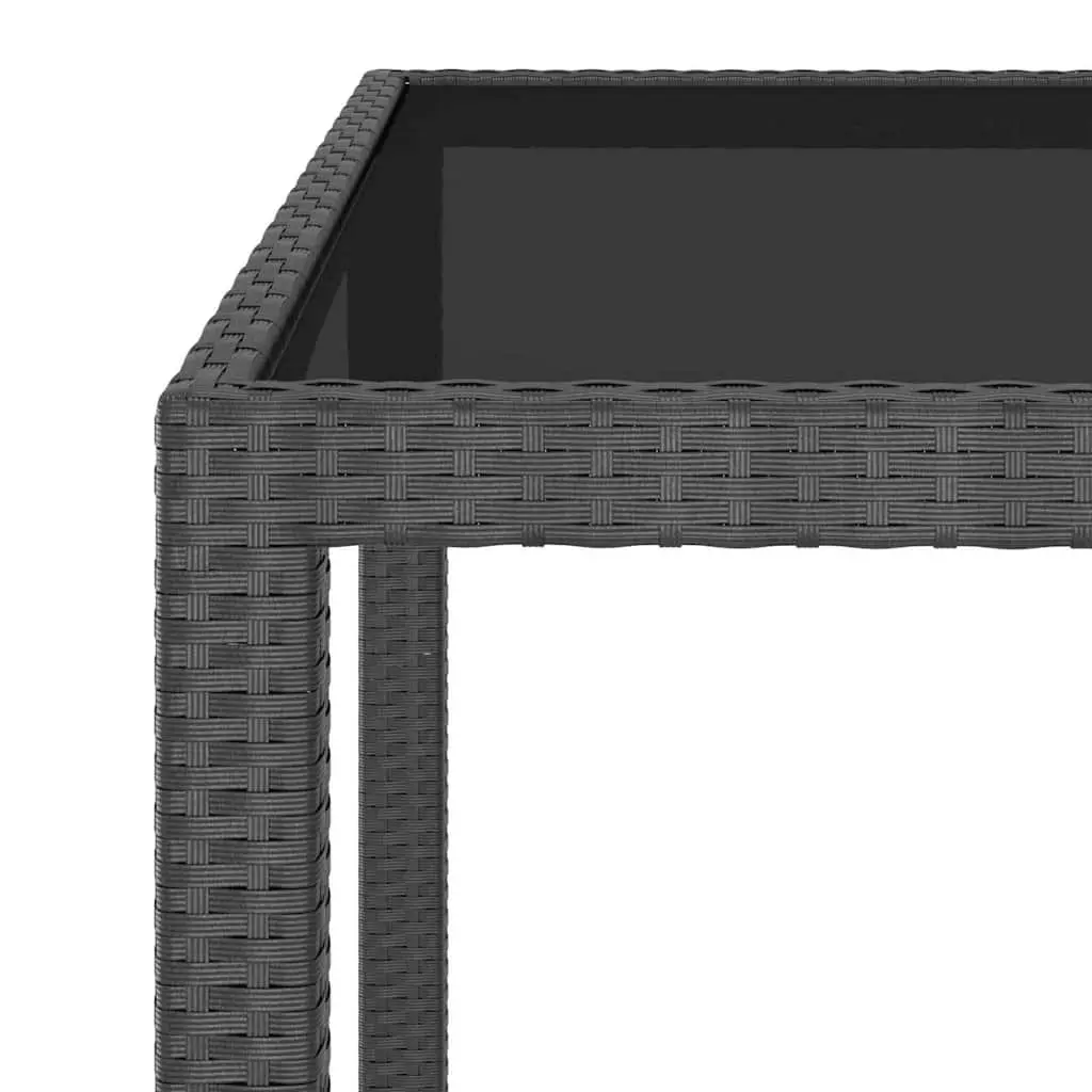 5 Piece Outdoor Dining Set Poly Rattan Chairs Table Garden Patio Furniture