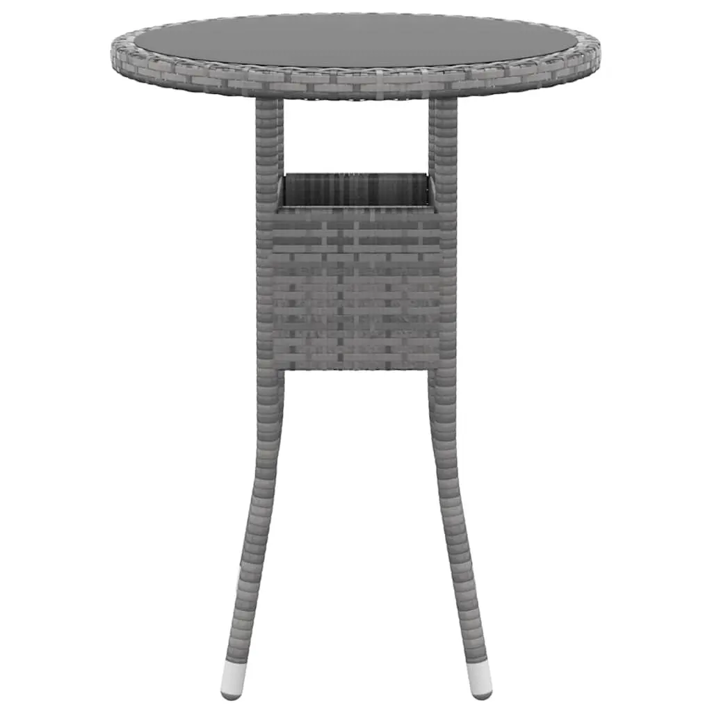 Garden Lounge Set 5 Piece Outdoor Furniture Patio Seating Poly Rattan Grey