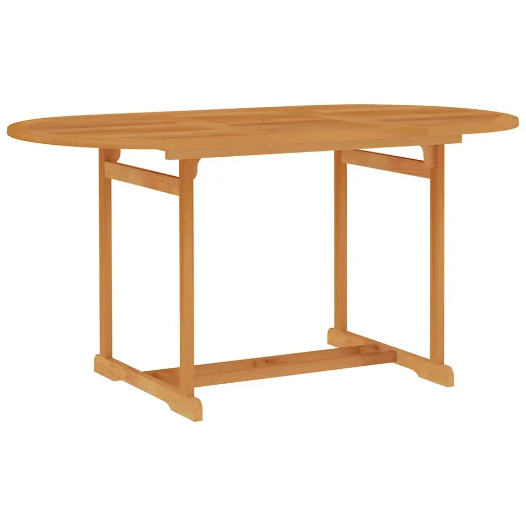 7 Piece Garden Dining Set Solid Teak Wood Outdoor Furniture Brown