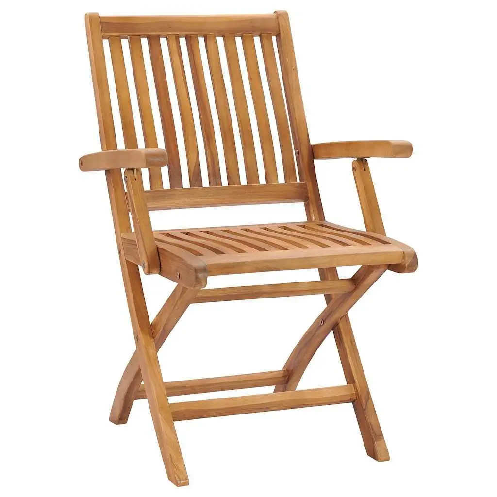 7 Piece Garden Dining Set Solid Teak Wood Outdoor Furniture Brown