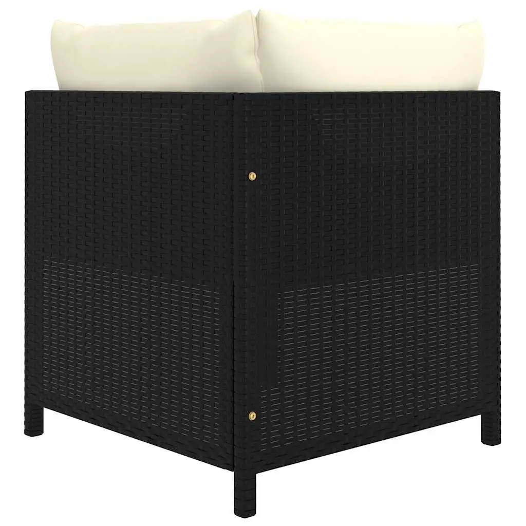 7 Piece Outdoor Garden Lounge Set with Cushions Poly Rattan Modular Furniture