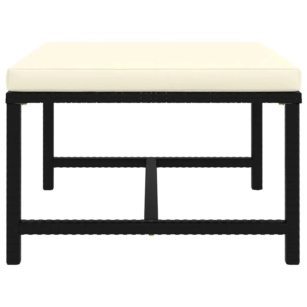 7 Piece Outdoor Garden Lounge Set with Cushions Poly Rattan Modular Furniture