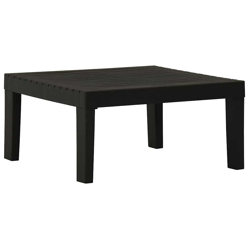 3 Piece Outdoor Lounge Set Grey Cushions Table Bench
