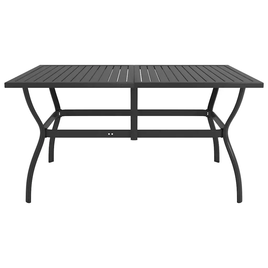 Garden Dining Set 5 Piece Outdoor Table Swivel Chairs Grey Steel Textilene