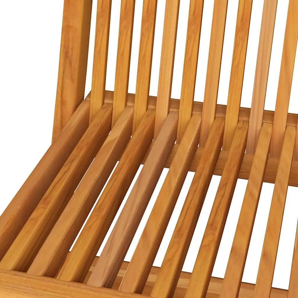 Folding Garden Chairs Set 4 pcs Teak Wood with Anthracite Cushions