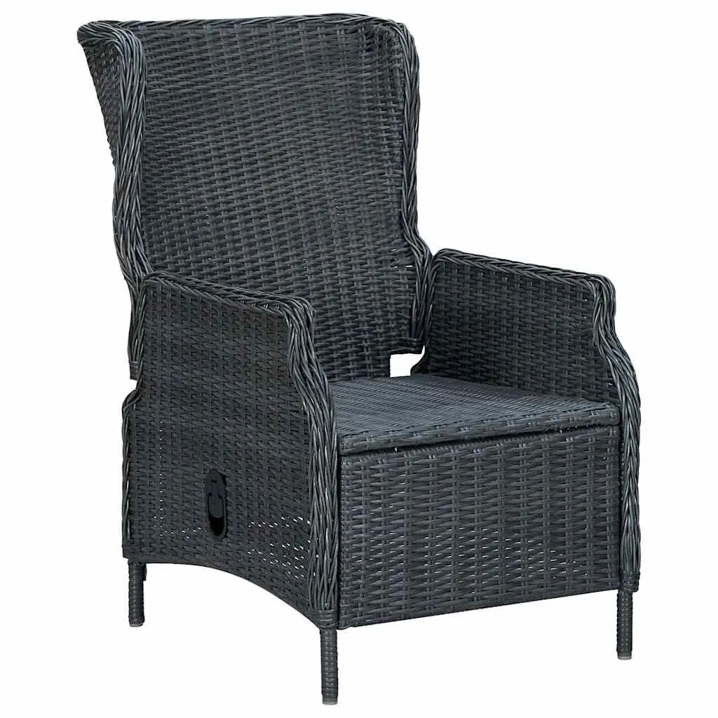 7 Piece Outdoor Dining Set Garden Table Chairs Stool Grey Furniture Patio