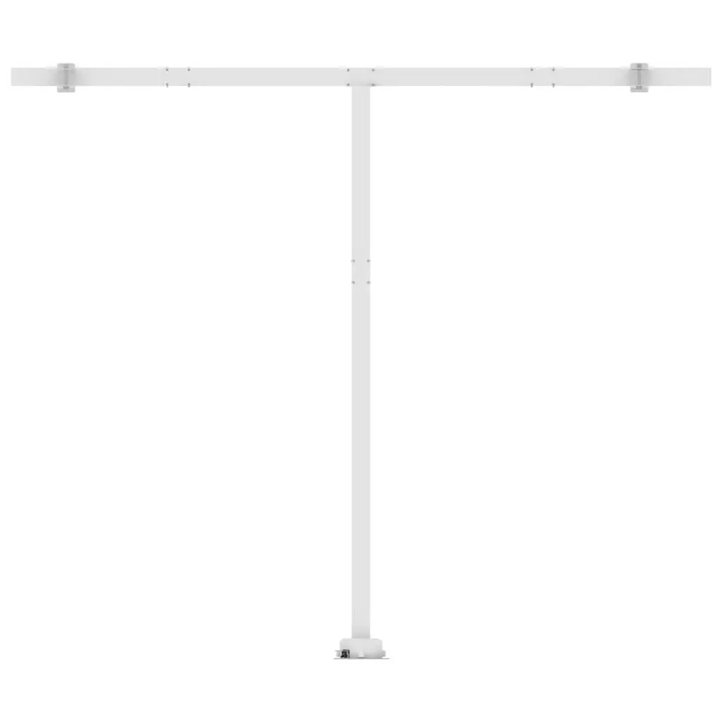 Freestanding Manual Retractable Awning 400x300cm Outdoor Patio Sun Shade Blue