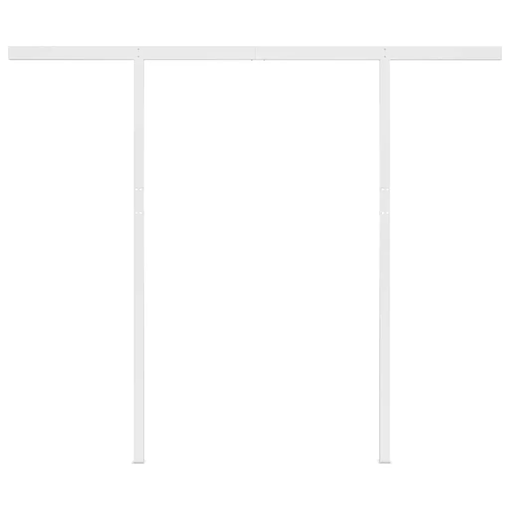 Manual Retractable Awning 3x2.5m Patio Garden Sun Shade Outdoor Canopy Posts